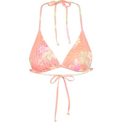 Billabong Дамско бикини горнище Billabong Women's Crazy For Coral Multi Tri Bikini top - Peach Out - размер XL (150-4497-0115)