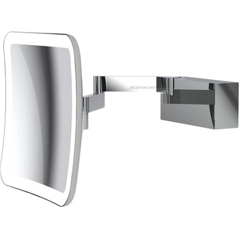 Decor Walther Увеличително козметично огледалце x5 Vision квадратно стенно хром (0123200)