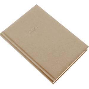 Realsystem Дневник за срокове REALSYSTEM Standard A/5, ежедневен, с бели страници, цвят „драп, 2027 (5321-07)