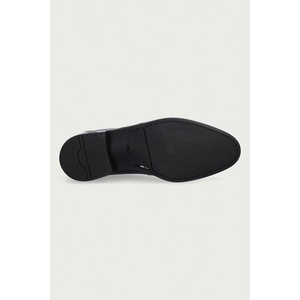 BOSS половинки обувки мъжки от кожа Tayil (50573315.001)