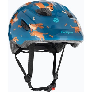 MET Детска велосипедна каска MET Hooray blue teckel glossy