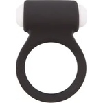 DreamToys Вибриращ пенис пръстен от силикон Lit-Up черен