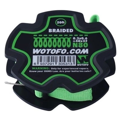 Wotofo Braided N80 odporový drát 6m