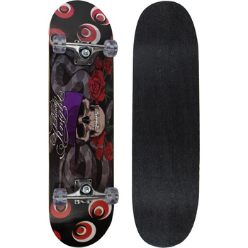 SPARTAN Скейтборд SPARTAN Super Board - Черен рицар, 78х20см