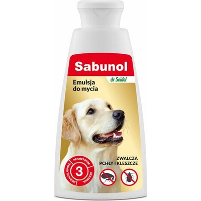 Dr Seidel Sabunol Emulzia na umývanie proti blchám a kliešťom 150 ml