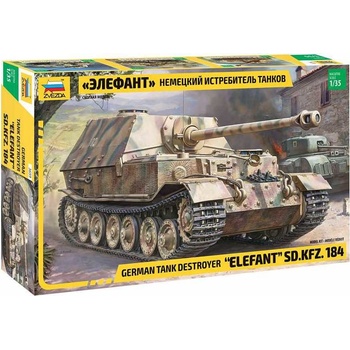 Zvezda Model Kit military 3659 Elefant Sd.Kfz.184 1:35