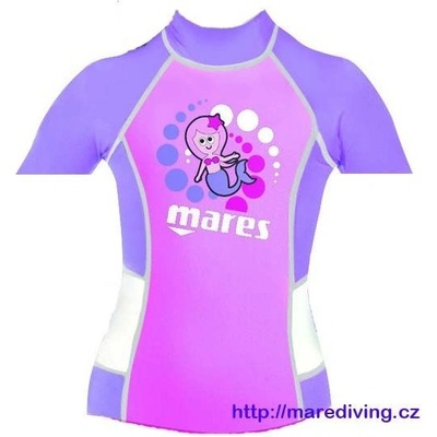 MARES RASH GUARD - Krátky Rukáv - Dievčenská