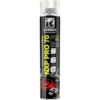 Den Braven montážní pěna nízkoexpanzní NXP PRO 70, pistolová, 870 ml