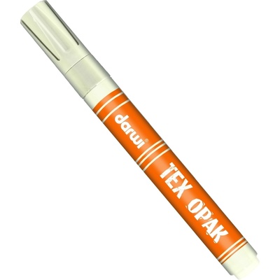 Darwi Tex Fabric Opak Marker Маркер за текстил White 6 ml 1 бр (DA0160013010C)