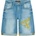 Guess Къси деним панталони за момче с бродирано лого на марката Guess