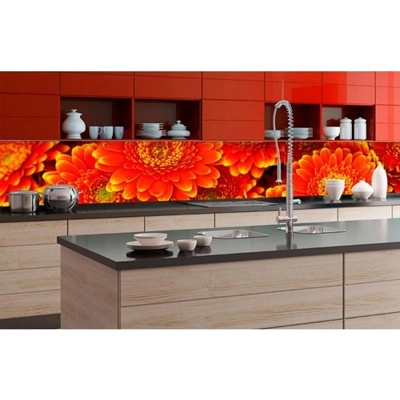 DIMEX ART Фототапет за кухня - гербери 350 x 60 см