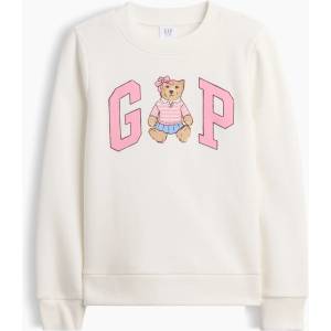 GAP Детски суитшърт Brannan Bear с лого GAP GAP | Byal | Момичешки | S