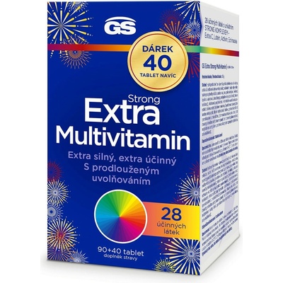 GS Extra Strong Multivitamín Darček tbl 90+40 navyše 130 ks