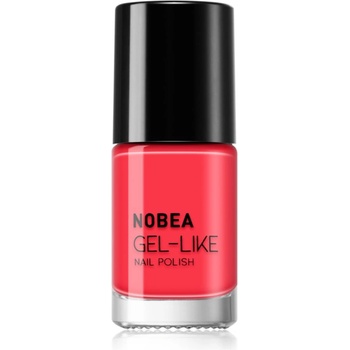 NOBEA Day-to-Day Gel-like Nail Polish лак за нокти с гел ефект цвят Dragonfruit #N07 6ml