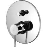 PAFFONI Light - Смесител за душ вграден с ключ и корпус, хром LIG015CR (LIG015CR)