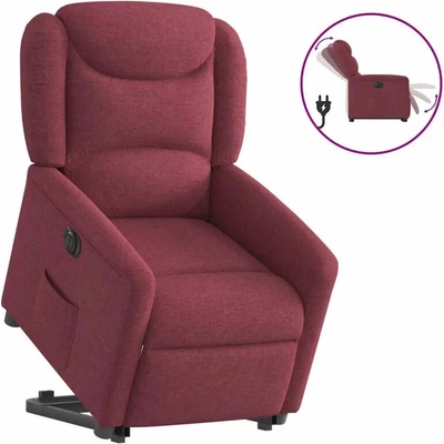 vidaXL 11461.3303217 Elektrické zvedací polohovací vínové textil