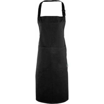 Premier Workwear Pracovní zástěra s kapsou certifikováno Fairtrade Černá 60x84cm PW112