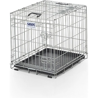 Savic Dog Residence 50 - Метална cгъваема клетка за кучета и други домашни любимци, 50 х 33 х 40 см
