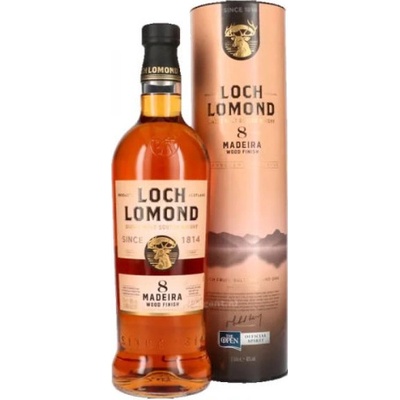 Loch Lomond 8y Madeira Wood Finish 46% 1 l (tuba)