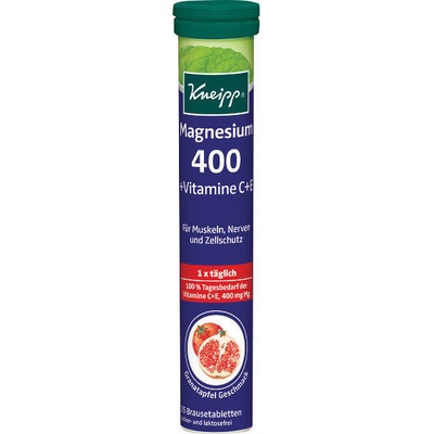 Kneipp magnézium 400 s vitamínmi C+E 15 tabliet