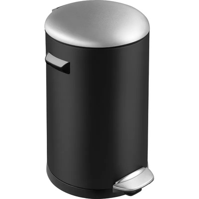 EKO-Europe Кош за отпадъци EKO BELLE DELUXE с педал (20 л) - черен (EKO 921720 - Black)