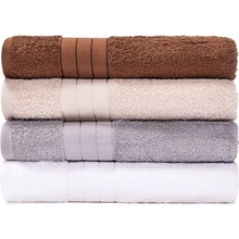 Bonami Selection Súprava 4 bavlnených uterákov Como 50 x 100 cm