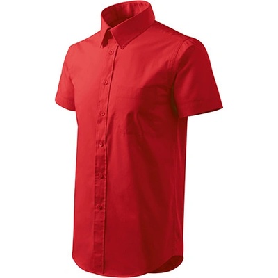 Malfini Chic pánska košeľa s krátkym rukávom Červená