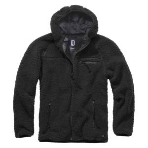 Brandit Мъжко пухкаво яке в черен цвят Brandit Teddyfleece WorkerMODEL827 SALE - , размер 3XL