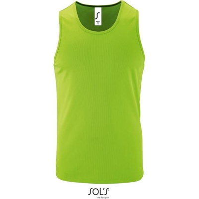 SOL'S sporty tt / Мъжки спортен потник - неоново зелен xxl (25207308605)