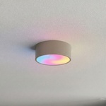 Brilagi BRILAGI-LED RGBW димируемо таванно осветително тяло за баня CLARE 1xE27/12W/230V IP54 бежово (LEDBG1594)