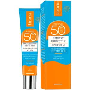 Lirene Moisturising Protection IR Complex SPF 50 Sunscreen - Blue (Yellow / White)