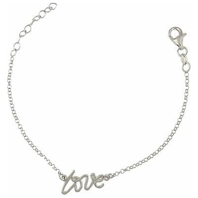 INFINITYSILVER Strieborný náramok LOVE SB14307417+