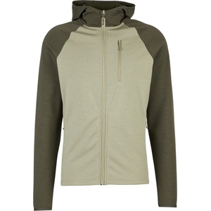 Stoic Мъжко вълнено яке Stoic MerinoFleece335 KuolpaSt. II Zip Hoody Merino hoodie - Dark Olive / Lichen Green (005-6572-0411)