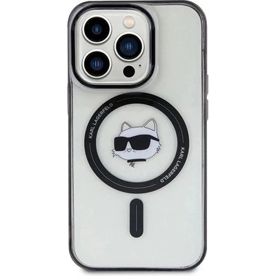 KARL LAGERFELD Кейс Karl Lagerfeld IML Choupette's Head MagSafe за iPhone 15 Pro, прозрачен (KF001724-0)