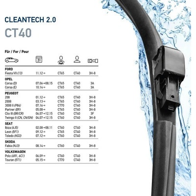 Hella Cleantech 400 mm 9XW 358 053-161