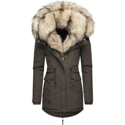 NAVAHOO Зимно палто 'Sweety' сиво, размер XXL