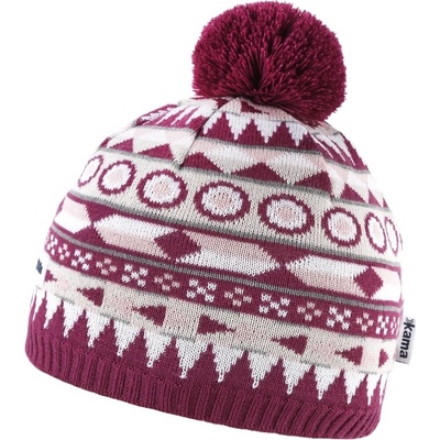 Kama Dětská pletená Merino čepice B99 purpurová