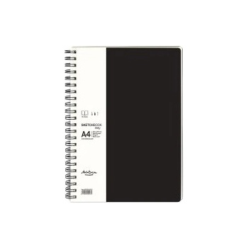 Image 1 of Drasca Скечбук със спирала Daily А4 80г 80л черен