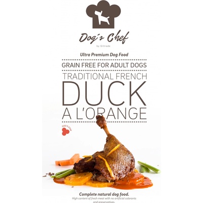 Dog's Chef Duck With Sweet Potato & Orange Adult 15 kg