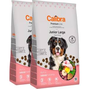 Calibra Dog Premium Line Junior Large 2 x 12 кг