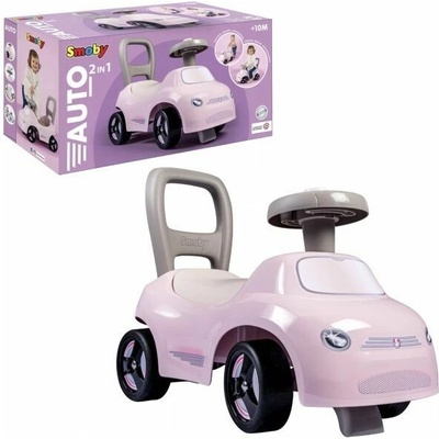 Smoby Autíčko na tlačenie a odrážadlo ružové