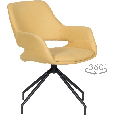 Carmen Трапезен стол totnes - жълт sf 1