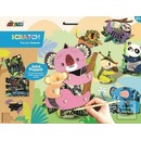 Pohyblivé škrabací obrázky Lesní zvířátka