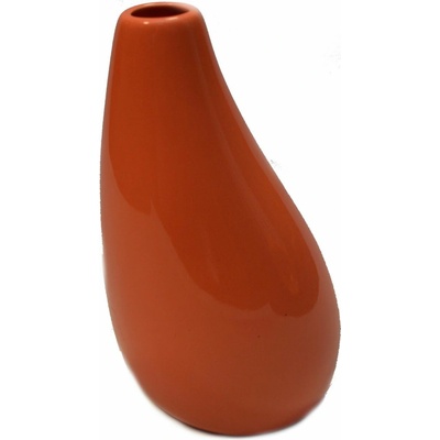 Moderní váza ROJ oranžová 22 cm