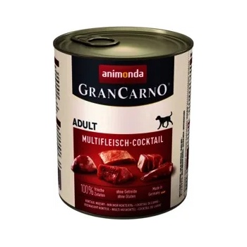 Animonda GranCarno Original Adult with Multimeatcocktail -Консервирана храна за израснали кучета с три вида месо, 3 броя х 400 гр