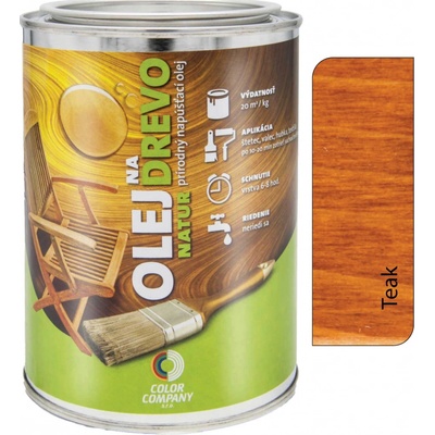 Color Company Natur olej na drevo 5 l teak