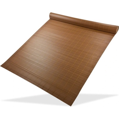 Dema clona na plot bambusová rohož z PVC 1,2 x 5 m hnedá