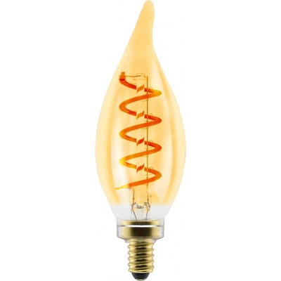 Nordlux LED žárovka Spiral Candle Bent Tip E14 3W 2000K zlatá