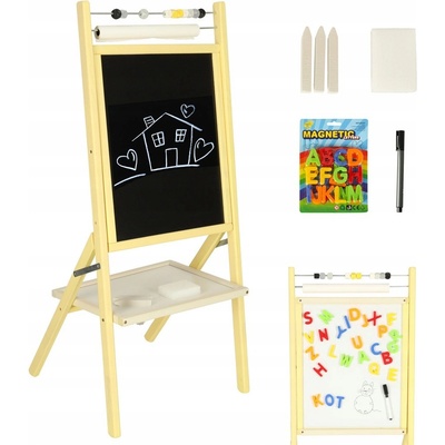 Ikonka Tabuľa na suchú kriedu46x43x89 popolavá