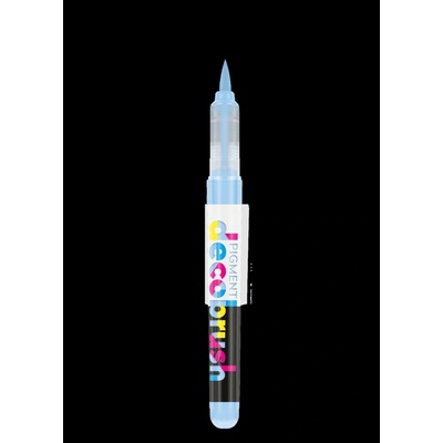 Karin 13449_PAS10 PIGMENT DECO BRUSH akrylové štětečkové popisovače mix barev 1 ks pastel blue 283U
